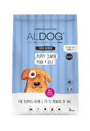 Aldog PuppyJunior Pork 3 kg MEDIUM fronte